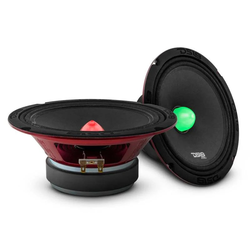 DS18 8in 275 Watts RMS 4 ohm Mid-Range Loudspeaker RGB Bullet Loudspeaker - Additional View 7