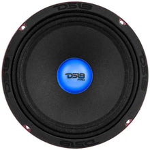 Load image into Gallery viewer, DS18 8in 275 Watts RMS 4 ohm Mid-Range Loudspeaker w/ RGB Dust Cap - Side View