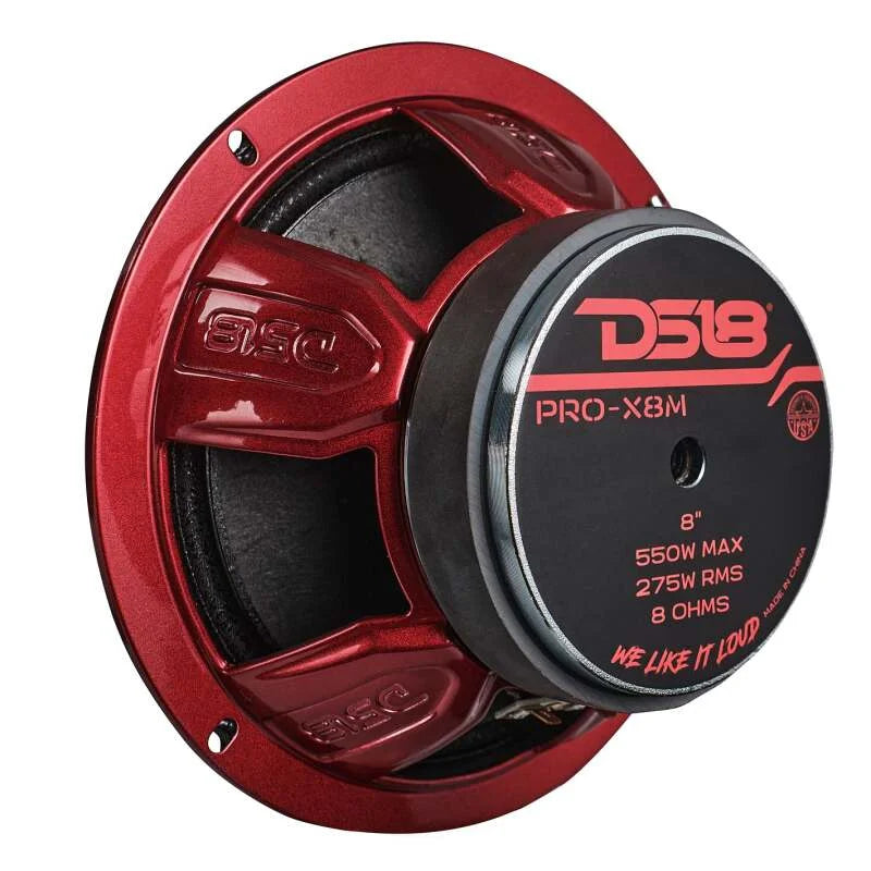 DS18 8in 275 Watts RMS 8 ohm Mid-Range Loudspeaker - Back View