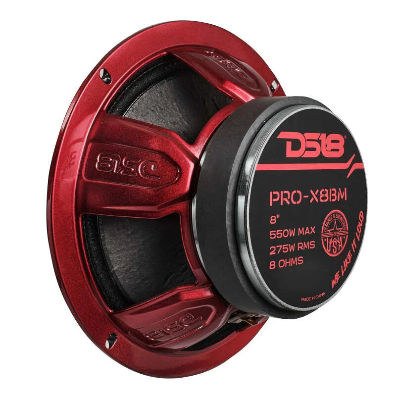 DS18 8in 275 Watts RMS 8 ohm Mid-Range Loudspeaker Bullet Loudspeaker - Additional View 5