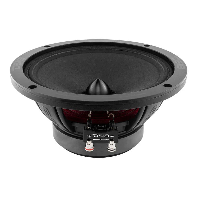 DS18 8in 350 Watts RMS 4 ohm Neodymium and Ferrite Magnet Bullet Mid-Range Loudspeaker - Back View