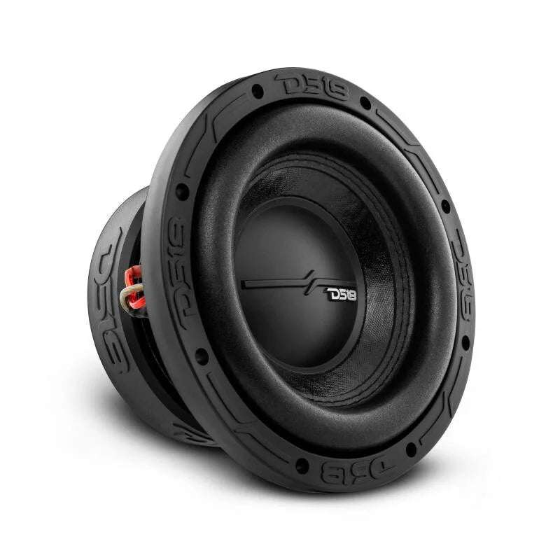 DS18 8in 450 Watts RMS 2 ohm DVC ZR Subwoofer - Side View