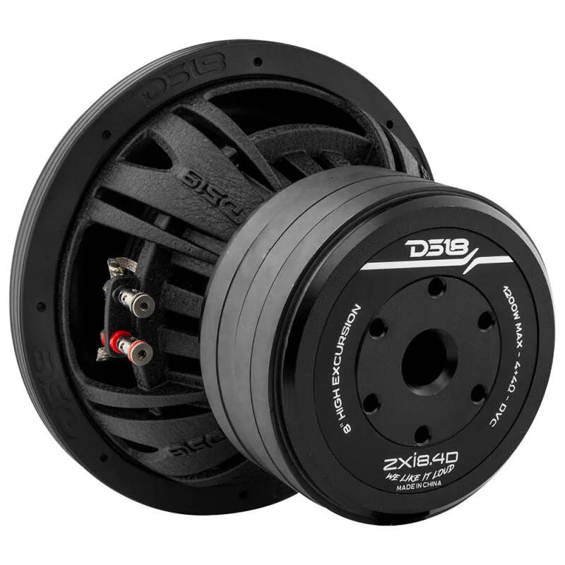DS18 8in 600 Watts RMS 4 ohm DVC High Excursion Subwoofer - Additional View 7