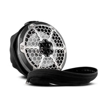 Load image into Gallery viewer, DS18 8in Covers For NXL-PS and CF-PS Towers Black - Back View