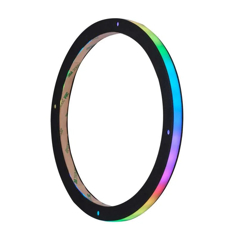 DS18 8in Digital LED Speaker Ring w/ Digital LED lights 1/2in Spacer Depth - Additional View 6