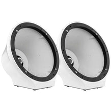 Load image into Gallery viewer, DS18 8in Marine And Powersports Universal Flat Mount Speaker Pod RGB LED Lights- Carbon Fiber