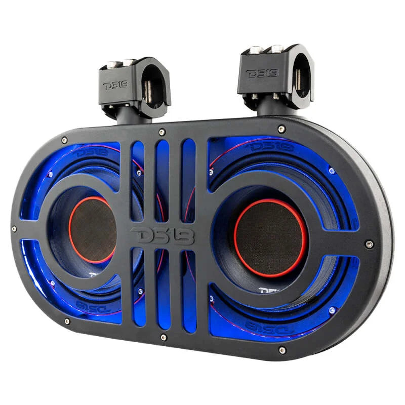 DS18 8in Rollcage Soundbar Loaded Built in RGB LED Lights 500 Watts RMS 2x PRO-HY8.4B Included - Main Product View