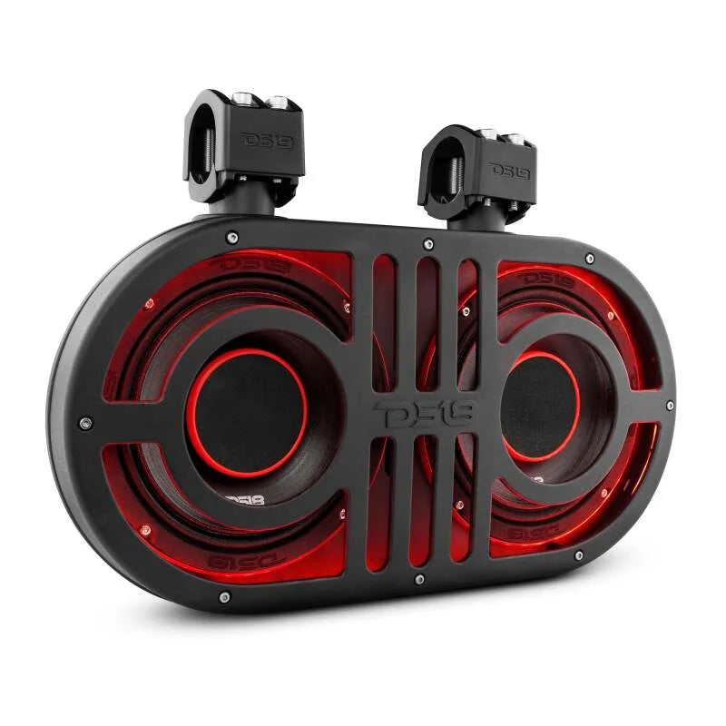 DS18 8in Rollcage Soundbar Loaded Built in RGB LED Lights 500 Watts RMS 2x PRO-HY8.4B Included - Additional View 5
