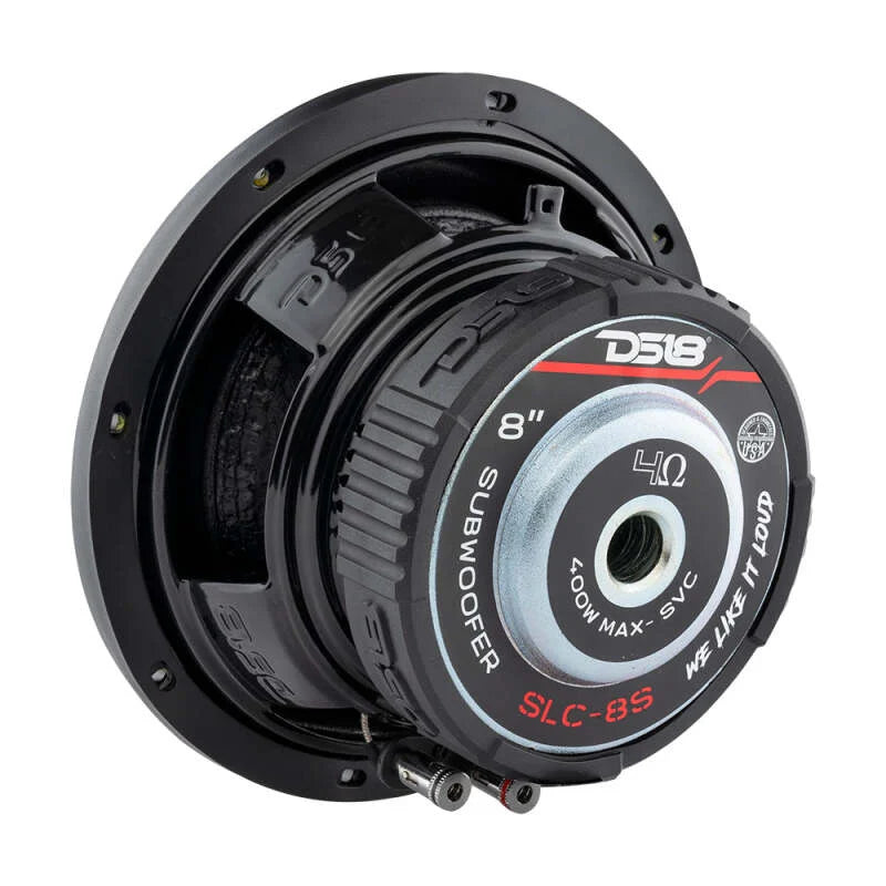 DS18 8in Select Subwoofer 200 Watts RMS 4 ohm SVC - Main Product View