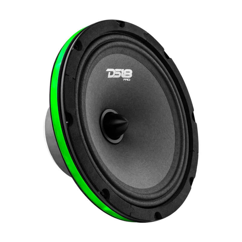 DS18 8in Speaker And Subwoofer Ring w/ RGB LED Lights - Installation View
