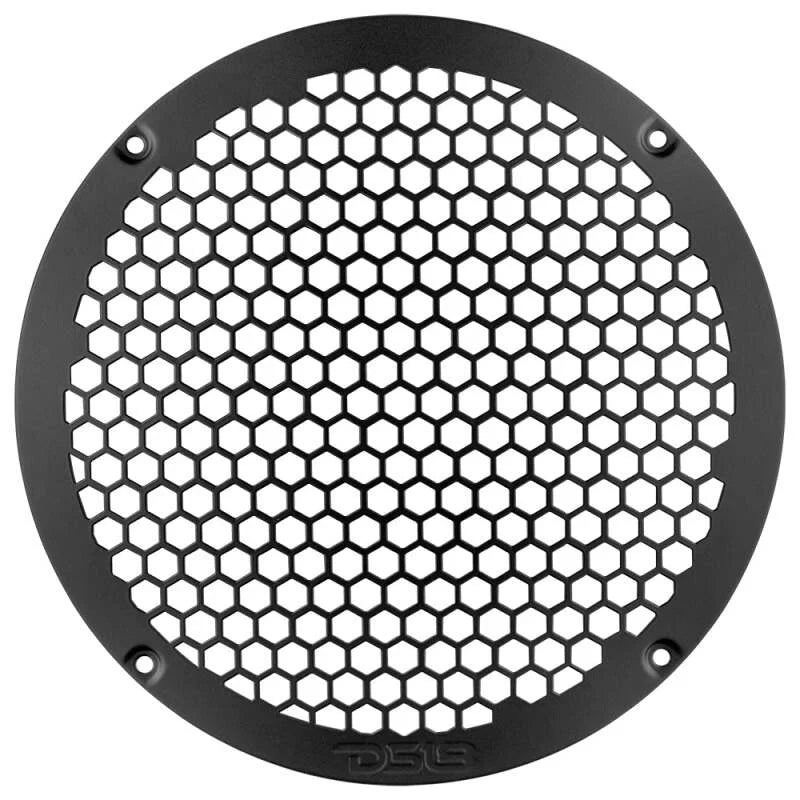 DS18 8in Speaker Grill Shallow- Black - Back View