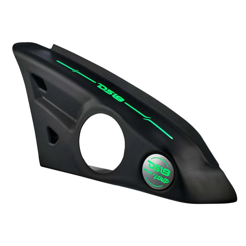 DS18 Arm Rest Enclosure 2x 6.5in Speakers (Not Included) fits 2015+ Polaris Slingshot - Back View