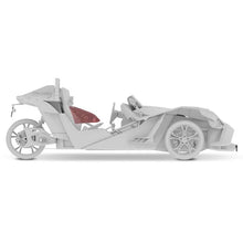 Load image into Gallery viewer, DS18 Arm Rest Enclosure 2x 6.5in Speakers (Not Included) fits 2015+ Polaris Slingshot - Installation View