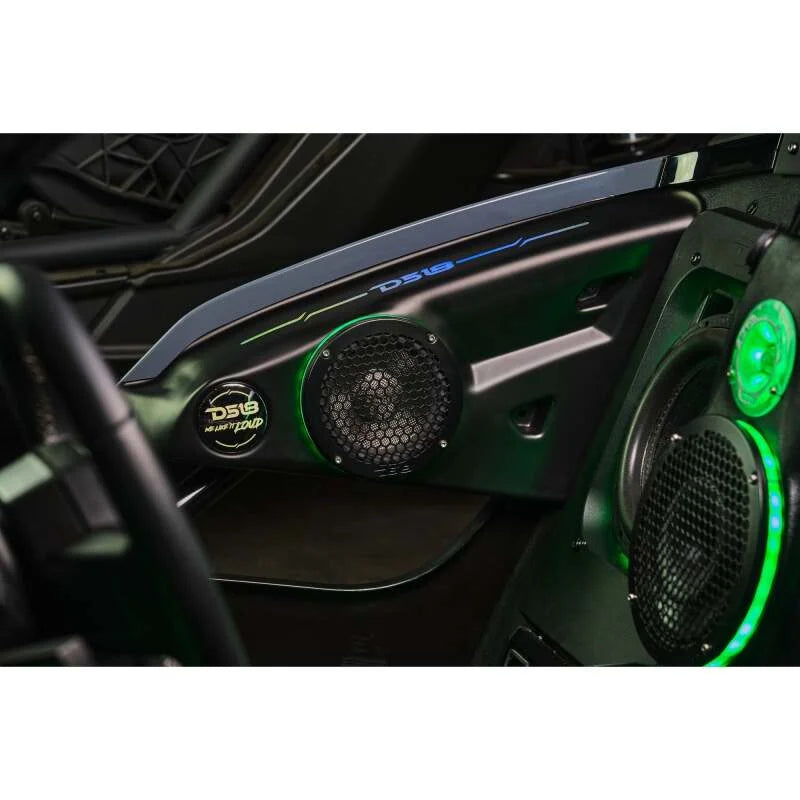 DS18 Arm Rest Enclosure 2x 6.5in Speakers (Not Included) fits 2015+ Polaris Slingshot - Additional View 5