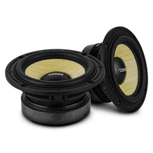 Load image into Gallery viewer, DS18 Deluxe Quality 3.5in Speaker 60 Watts RMS 4 ohm Yellow Straw + Composite Foam Cone Full Range - Main Product View