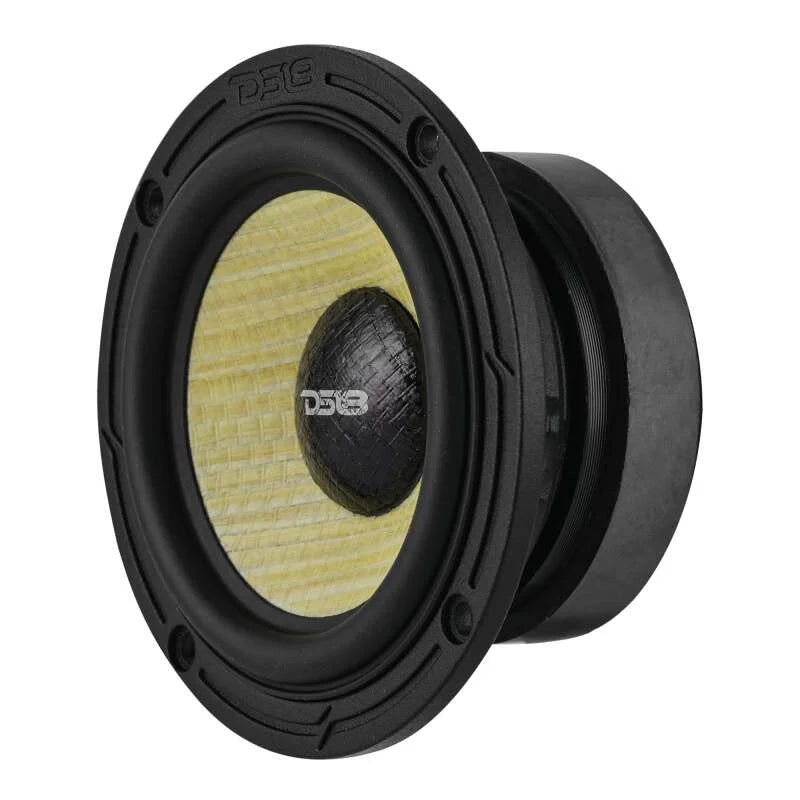 DS18 Deluxe Quality 3.5in Speaker 60 Watts RMS 4 ohm Yellow Straw + Composite Foam Cone Full Range - Additional View 6