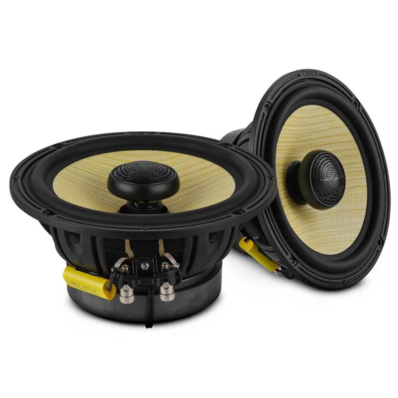 DS18 Deluxe Quality 6.5in Coaxial 150 Watts RMS 4 ohm Yellow Straw + Composite Foam Cone - Additional View 5