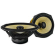 Load image into Gallery viewer, DS18 Deluxe Quality 6x9in Coaxial 150 Watts RMS 4 ohm Yellow Straw + Composite Foam Cone - Side View