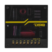 Load image into Gallery viewer, DS18 Dlx Qlty 6.5in+3.5in+2.2in 3-Way 180 Watt RMS 4 ohm Ylw Straw + Composite Foam Cone Neodymium - Main Product View