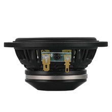 Load image into Gallery viewer, DS18 Dlx Qlty 6.5in+3.5in+2.2in 3-Way 180 Watt RMS 4 ohm Ylw Straw + Composite Foam Cone Neodymium - Back View