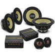 Load image into Gallery viewer, DS18 Dlx Qlty 6.5in+3.5in+2.2in 3-Way 180 Watt RMS 4 ohm Ylw Straw + Composite Foam Cone Neodymium - Additional View 8