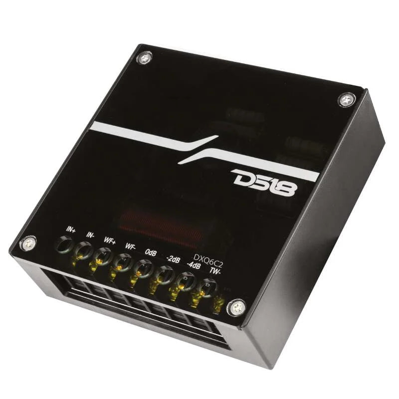 DS18 Dlx Quality 6.5in + 2in 2-Way 150 Watts RMS 4 ohm Yellow Straw + Composite Foam Cone Component - Side View