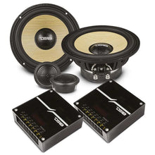 Load image into Gallery viewer, DS18 Dlx Quality 6.5in + 2in 2-Way 150 Watts RMS 4 ohm Yellow Straw + Composite Foam Cone Component - Additional View 6
