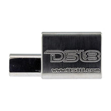 Load image into Gallery viewer, DS18 Dual 1/0-GA to 1/0-GA Amp Input Reducers Offset Stub - Side View