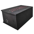 Load image into Gallery viewer, DS18 Dual 12in Loaded 1500 Watts RMS 2x ZR12.4D Ported Enclosure w/ Subwoofer - Side View