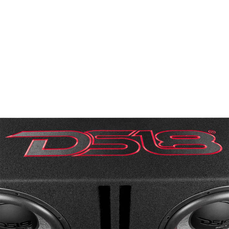DS18 Dual 12in Loaded 900 Watts RMS 2x GEN-X124D Ported Enclosure Speakers Included - Main Product View