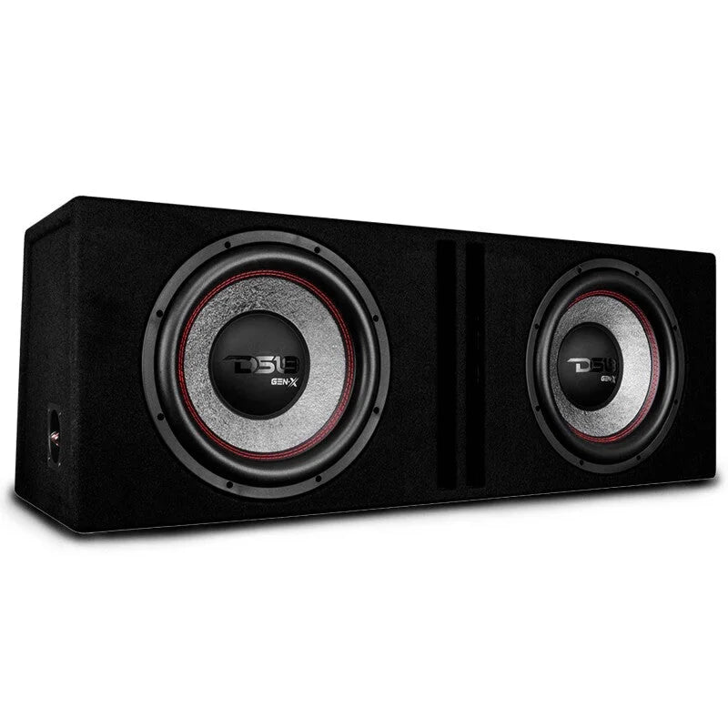 DS18 Dual 12in Loaded 900 Watts RMS 2x GEN-X124D Ported Enclosure Speakers Included - Additional View 5