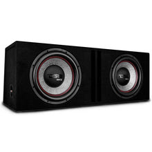 Load image into Gallery viewer, DS18 Dual 12in Loaded 900 Watts RMS 2x GEN-X124D Ported Enclosure Speakers Included - Additional View 5