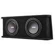 Load image into Gallery viewer, DS18 Dual 12in Shallow Subwoofer and Enclosure 700 Watts RMS Sealed Black Carpet - Main Product View