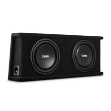 Load image into Gallery viewer, DS18 Dual 12in Shallow Subwoofer and Enclosure 700 Watts RMS Sealed Black Carpet - Additional View 6
