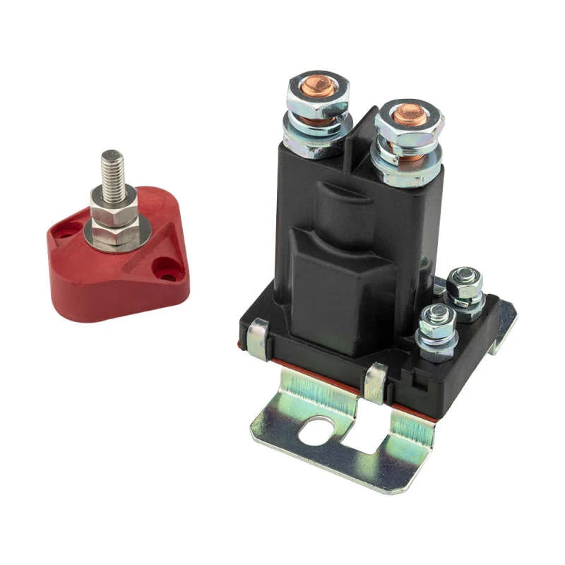 DS18 Dual Battery Upgrade 80 Amp Battery Isolator Fits 2 Batteries Wire & Battery Bracket Kit 18-24 - Additional View 5