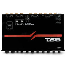 Load image into Gallery viewer, DS18 EQX High Volt 7-Band Equalizer High Level Input Auto Turn On - Main Product View
