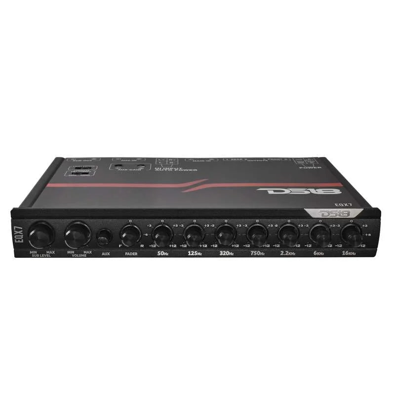 DS18 EQX High Volt 7-Band Equalizer High Level Input Auto Turn On - Installation View
