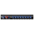 Load image into Gallery viewer, DS18 EQX High Volt 7-Band Equalizer High Lvl Input Auto Turn On And High Volt LED Clipping Indicator - Side View