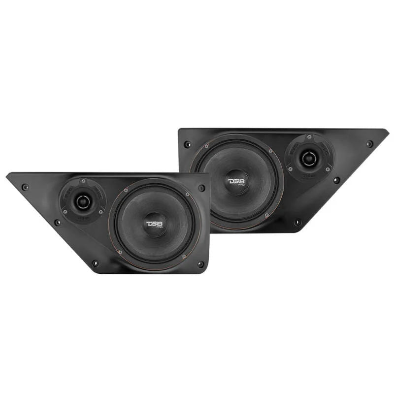 DS18 Front Door Panels Fit Most 2x 6.5in Speakers 2x 3.8in Tweeters Speaker Not Included fits 2021-2025 Ford Bronco - Back...
