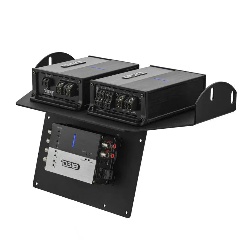 DS18 Harley-Davidson Street Glide Amplifier Rack for models 14-23 - Side View