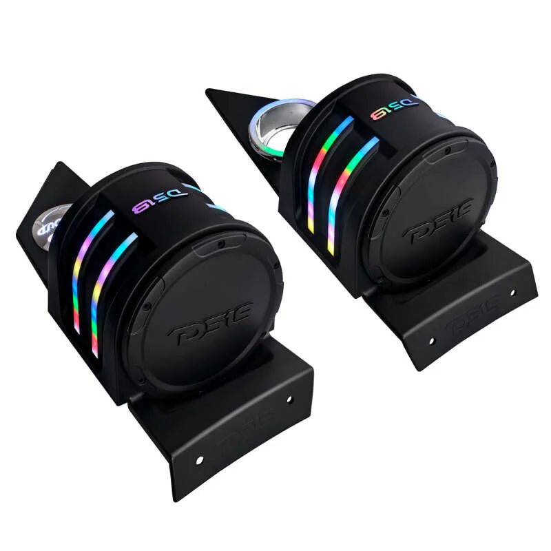 DS18 Headrest Enclosure 4 x 6.5in Speakers (Not Included) fits 2015+ Polaris Slingshot - Additional View 11