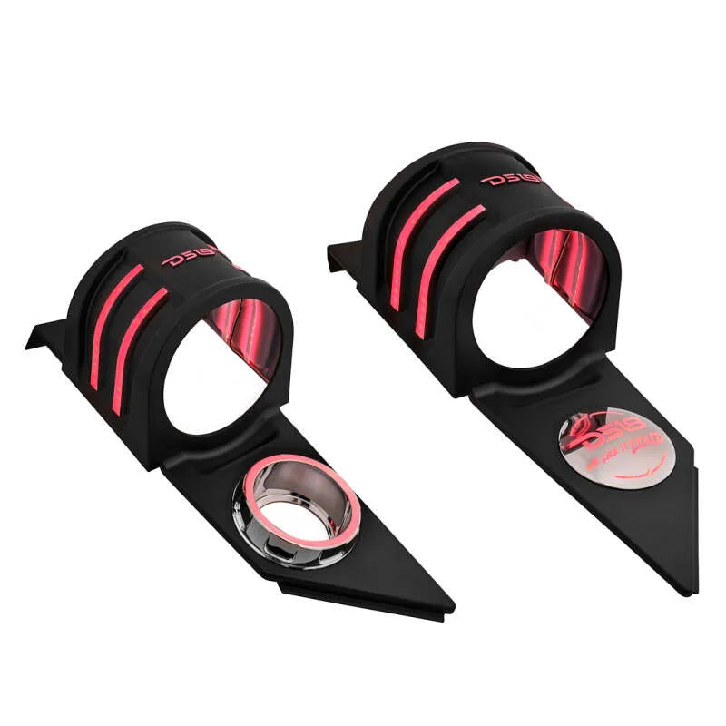 DS18 Headrest Enclosure 4 x 6.5in Speakers (Not Included) fits 2015+ Polaris Slingshot - Additional View 12
