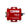 Load image into Gallery viewer, DS18 Hi/Low Converter 2-Chnl Speaker Emulator Remote Out For Adding Aftermarket Amps To Any System - Back View