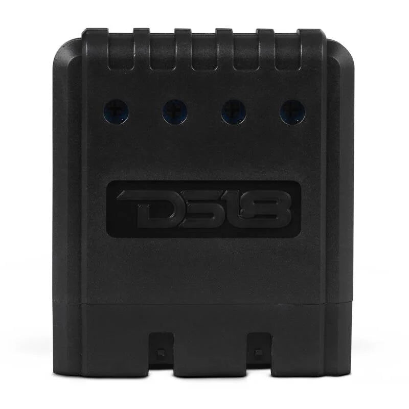DS18 Hi/Low Converter 4-Channel Speaker Emulator Remote Out Level Matching Controls w/ Auto Turn-on - Back View