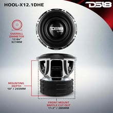 Load image into Gallery viewer, DS18 Hooligan Subwoofer 12in 4000 Watts RMS 1 ohm DVC - Additional View 7