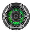 Load image into Gallery viewer, DS18 Hybrid Marine Speaker w/ Driver And RGB LED 6.5in 2-Way 250 Watts RMS 4 ohm Crbn Fiber w/ Cover - Main Product View