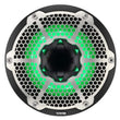 Load image into Gallery viewer, DS18 Hybrid Marine Speaker w/ Driver And RGB LEDs 10in 2-Way 450 Watts RMS 4 ohm Black w/ Cover - Back View