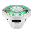 Load image into Gallery viewer, DS18 Hybrid Marine Speaker w/ Driver And RGB LEDs 10in 2-Way 450 Watts RMS 4 ohm White w/ Cover - Additional View 6