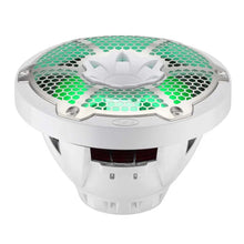 Load image into Gallery viewer, DS18 Hybrid Marine Speaker w/ Driver And RGB LEDs 10in 2-Way 450 Watts RMS 4 ohm White w/ Cover - Additional View 6
