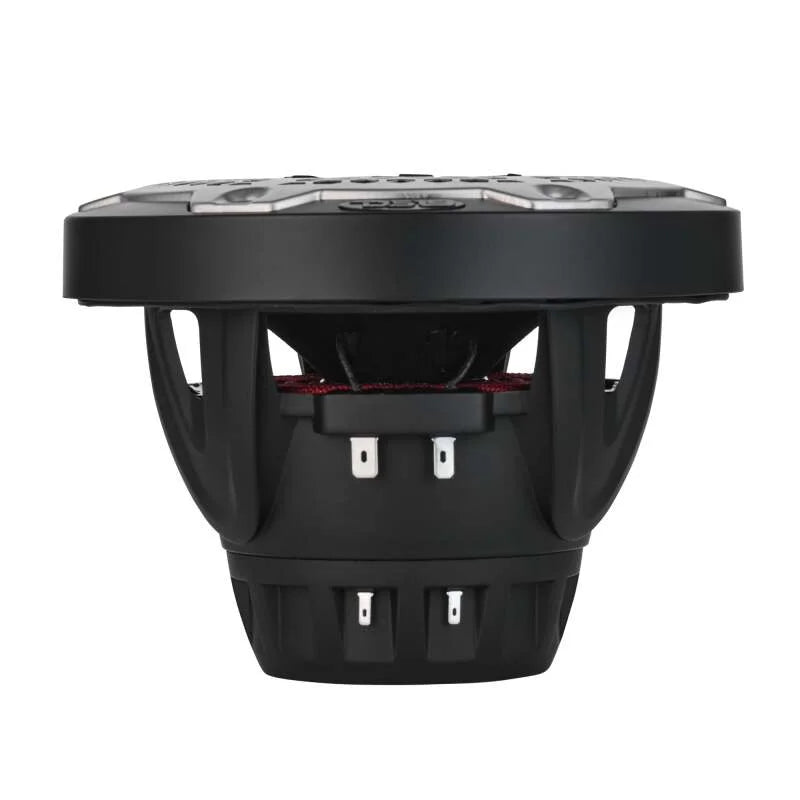 DS18 Hybrid Marine Speaker w/ Driver And RGB LEDs 6.5in 2-Way 250 Watts RMS 4 ohm Black w/ Covers - Additional View 10